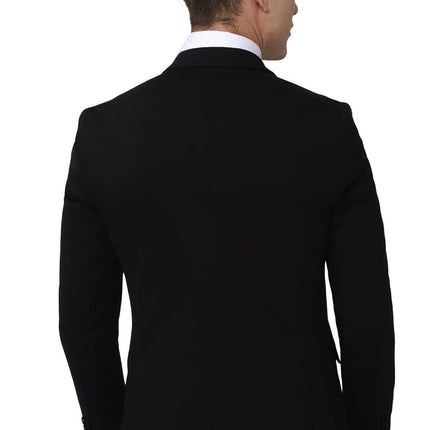Van Heusen Men's Formal Regular Blazer (VHBZVKULBW78732_Black_44) 