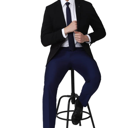 Van Heusen Men's Formal Regular Blazer (VHBZVKULBW78732_Black_44) 