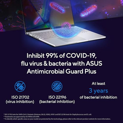 ASUS Vivobook 16" FHD+ (1920 X 1200), 60Hz 300Nits, Core i5-12500H, (16GB RAM/512GB SSD/Intel Iris X? Graphics/Win 11/Office Home/Fingerprint/42Whr Battery/Transparent Silver/1.88Kg), X1605ZAC-MB541WS 