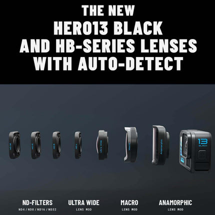 GoPro Hero13 Creator Edition Includes Hero13 Action Camera, 27 MP with Bluetooth, Volta, Media Mod, Built-in Mic, Light Mod, Magnetic Mount (1-Yr International+1-Yr India Warranty),Black 