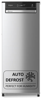 Whirlpool 192 L 3 Star Vitamagic PRO Frost Free Direct-Cool Single Door Refrigerator (215 VITAMAGIC PRO PRM 3S MAGNUM STEEL-Z Fridge, Silver, Auto Defrost Technology, 2024 Model) 