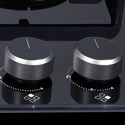 Whirlpool 75cm 3 Burner Auto Ignition Hob | EVOLVE HYBRID HD 753 BRASS | 8mm Toughened Glass | Forged Brass Burners | Black Glass Finish | 10-Year Glass & 5-Year Burner & Valve Warranty 