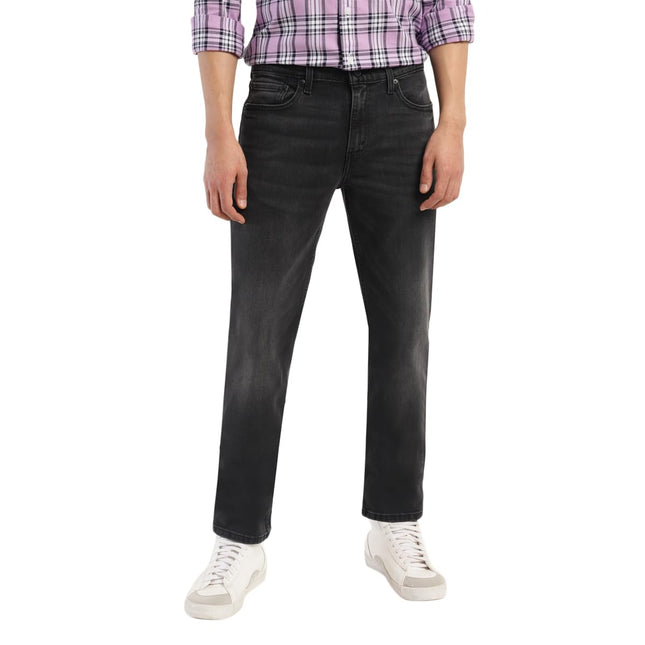 Levi's Men's 511 Slim Fit Mid-Rise Light Fade Stretchable Jeans Black | Rise Style: Mid Rise 
