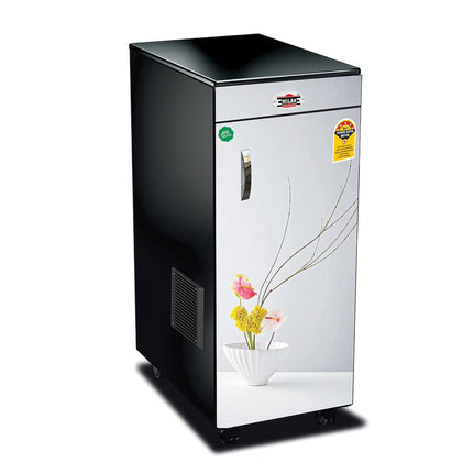Milan Fully Automatic Domestic Flour Mill Machine - Atta Chakki, Aata Maker, Ghar Ghanti | 8-10 Kg/Hr Grinding Capacity, 4.5 Kg Hopper | 2880 RPM Motor | Low Voltage Operation (175V)(Small Pot) 