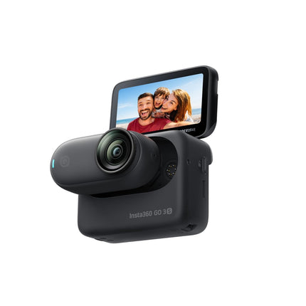 insta360 GO 3S - 64 GB Black 4K Tiny Portable Vlogging Camera, Hands-Free POVs, Mount Anywhere, Stabilization, 140 Min Battery Life, 10m Waterproof, Pet POV 