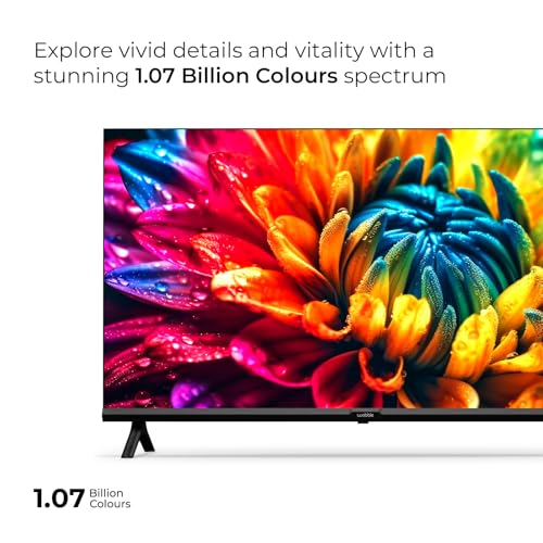 Wobble 139.7 cm (55 inches) QD Series 4K Ultra HD Smart QLED Google TV WB55GTAW9602QD (Black) 