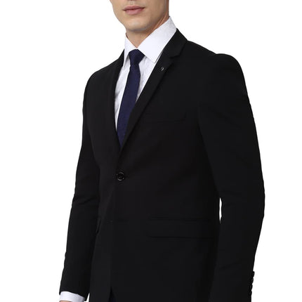 Van Heusen Men's Formal Regular Blazer (VHBZVKULBW78732_Black_44) 