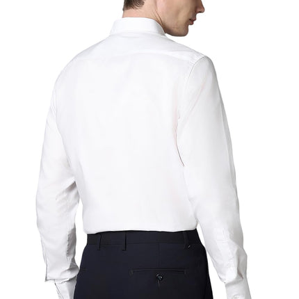 Louis Philippe Cotton Men's Classic Fit Shirt (LPSFMCLPG89904_White, 42 
