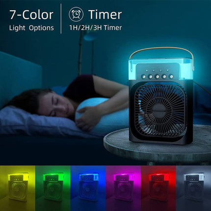 Exxelo 15 YEARS WARRANTY Mini-cooler-for room-cooling-mini-cooler-ac-portable-air-conditioners-for Home-Office-Artic-Cooler-3-In-1-Humidifier-Purifier-Mini-Cooler-air-conditioners_Multicolor 