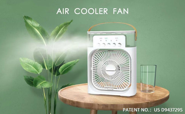 Portable Air Conditioners - Small AC Quiet Personal Cooler, USB Powered Mini Desktop Cooling Misting Fan, 1 | 2 3 Timer with Speeds, 360°Adjustment for Office, Home, Room, Desk and Car 