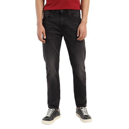 Levi's Men's Mid Rise 512 Slim Tapered Fit Mid-Rise Light Fade Stretchable Jeans Black, 30 