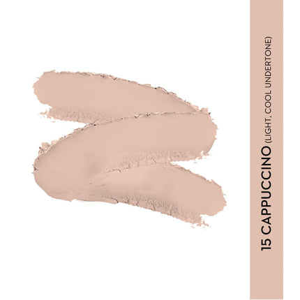 SUGAR Cosmetics Ace Of Face Foundation Stick with In-Built Brush | Lasts 24hrs | Full Coverage Foundation for Women | 12gm - 15 Cappuccino 
