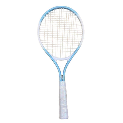 THE STYLE SUTRA Tennis Racket Nonslip Grip High Strength Nylon s for Park Beach Garden Blue White 