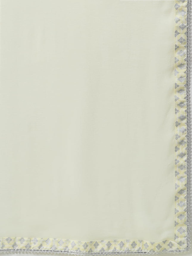 Libas Women's Cotton Kurta Sets (13040O_Yellow 