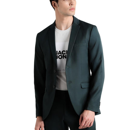 JACK & JONES Slim Fit Blazer(12250242_Darkest Spruce_52) 