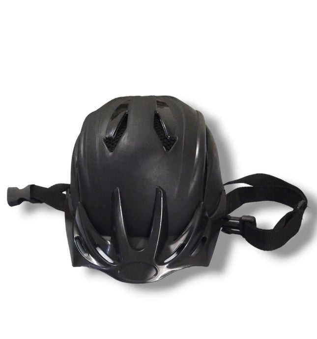 Cycling and Skating Sports Helmet for Kids Boys and Girls of Age 6-15 Years with Adjustable Straps (L, Black) 