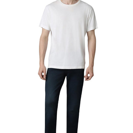 Louis Philippe Men's Slim Jeans (LRDNCSLPR07300_Navy, Mid Rise, 34 