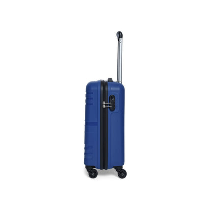 Aristocrat Airstop Cabin Luggage- 53cm, Elanza Blue, Hardcase, 4 Wheels 360 Degree Rotation, Secured Combination Lock, Spacious, for Men & Women,7 Year Warranty 