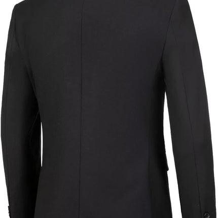 Random Stripe Blazer for Men Casual Mens Suit Jacket Slim Fit Men's Suit Outfit Notch Lapel Men's Sport Coats & Blazers (in, Numeric, 40, 40, Black) 
