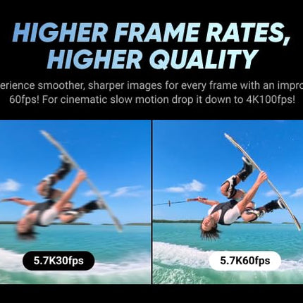 insta360 X4-8K Waterproof 360 Optical Zoom Action Camera, 4K Wide-Angle Video, Removable Lens Guards, 135 Min Battery Life, Ai Editing, Stabilization, for Sports, Travel, Outdoor, Black 