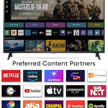 LG 108 cm (43 inches) 4K Ultra HD Smart LED TV 43UQ7550PSF (Ceramic Black) 