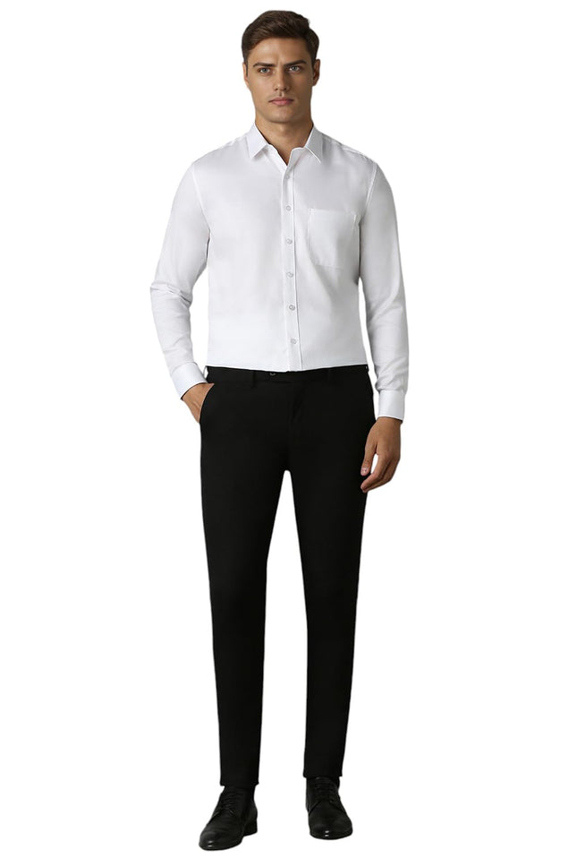 Louis Philippe Men's Slim Fit Shirt (LPSFMSLFK13939_White 