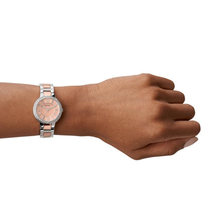 Fossil Virginia Analog Gold Dial Women's Watch-ES3405 