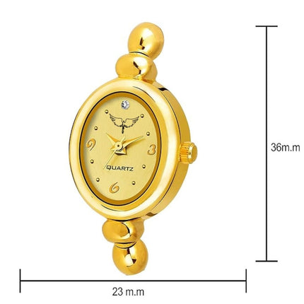 WHITE BIRD Formal Analogue Women's Watch(Gold Dial Womens Standard Gold Colored Strap)-IGP002 (125 IGP - 006 Gold) 