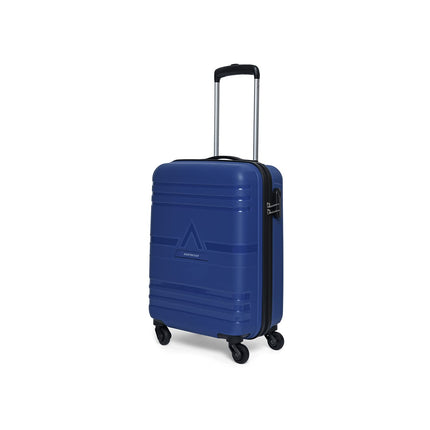 Aristocrat Airstop Cabin Luggage- 53cm, Elanza Blue, Hardcase, 4 Wheels 360 Degree Rotation, Secured Combination Lock, Spacious, for Men & Women,7 Year Warranty 