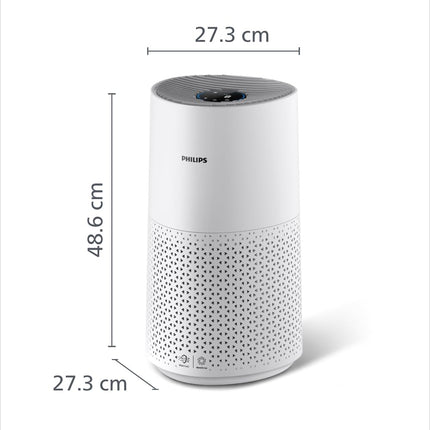 Philips AC1711 - Purifies Rooms Up To 380 Sq ft (36 M²) | Removes 99.97% Of Pollen, Allergies, Dust And Smoke, Hepa Filter, Ultra-Quiet And Low Energy Consumption | CADR 300 m3/h | Ideal For Bedrooms 