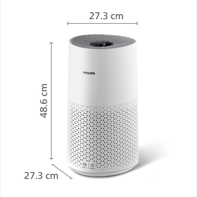 Philips AC1711 - Purifies Rooms Up To 380 Sq ft (36 M²) | Removes 99.97% Of Pollen, Allergies, Dust And Smoke, Hepa Filter, Ultra-Quiet And Low Energy Consumption | CADR 300 m3/h | Ideal For Bedrooms 