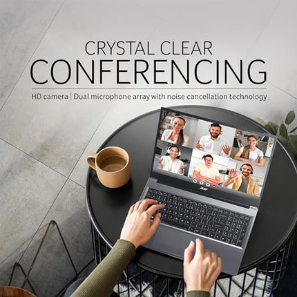 Acer Aspire Lite, AMD Ryzen 3-5300U, 8 GB RAM, 512 GB SSD, Full HD 15.6"/39.62 cm, Windows 11 Home, Steel Gray, 1.59 KG, AL15-41, Premium Laptop 