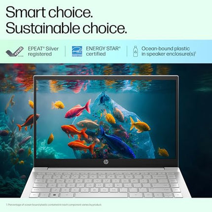 HP Pavilion 14, 12th Gen Intel Core i7-1255U, 16GB DDR4, 1TB SSD, (Win11, Office21, Silver,1.41 kg), IPS, Micro-edge, BrightView,14-inch (35.6cm) FHD Laptop, Intel Iris Xe graphics, HD camera,dv2015TU 