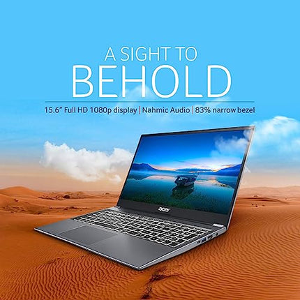 Acer Aspire Lite AMD Ryzen 5 5500U Premium Thin and Light Laptop (16 GB RAM/1 TB SSD/Windows 11 Home) AL15-41, 39.62 cm (15.6") Full HD Display, Metal Body, Steel Gray, 1.59 KG 