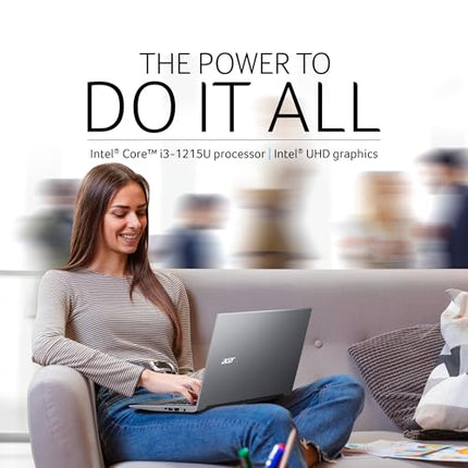 Acer Aspire 3 12th Gen Intel Core i3-1215U Premium Laptop (8GB RAM/512GB SSD/Windows 11 Home) A325-51,15.6" Full HD IPS Display, 54Whr Battery, Silver, 1.69 Kg 