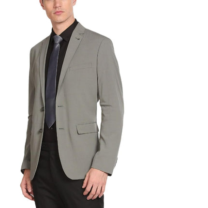 Arrow Men's Tailored Regular Fit Seersucker Blazer (ARAFBZ5067_Sage Green 