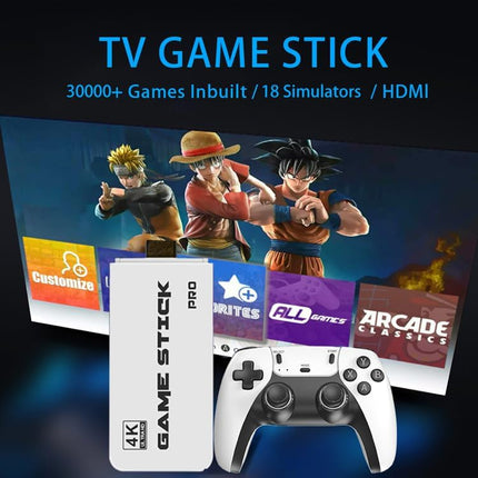 New World M15 Gaming Console with Game Stick, 1080p HD, Plug & Play TV Video Game Set for 2 Player, 2.4G Wireless, 10 Emulators, 