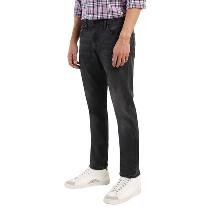 Levi's Men's 511 Slim Fit Mid-Rise Light Fade Stretchable Jeans Black | Rise Style: Mid Rise 