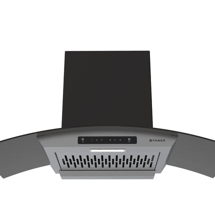 Faber 90cm 1200 m3/hr, Autoclean Chimney, Filterless, 8Yr on Motor, 2Yr Comprehensive Warranty, Hood Venice in HC SC FL LG 90, Touch & Gesture Control, Light Grey), Free 1 Year Extended warranty 