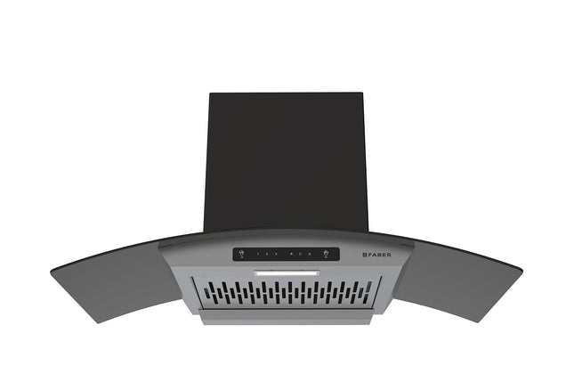 Faber 90cm 1200 m3/hr, Autoclean Chimney, Filterless, 8Yr on Motor, 2Yr Comprehensive Warranty, Hood Venice in HC SC FL LG 90, Touch & Gesture Control, Light Grey), Free 1 Year Extended warranty 