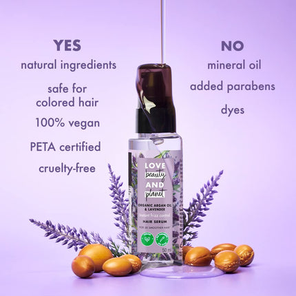 Love Beauty & Planet Argan Oil & Lavender Hair Mask For Frizzy Hair | 50 Ml 
