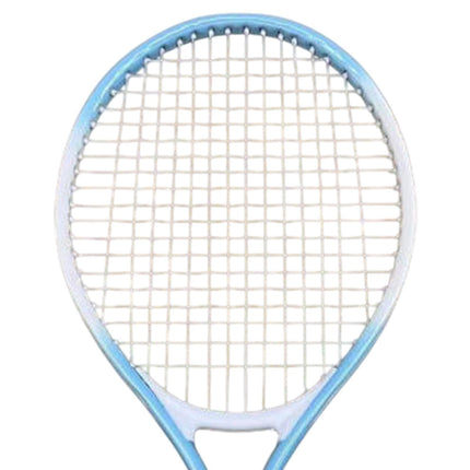 THE STYLE SUTRA Tennis Racket Nonslip Grip High Strength Nylon s for Park Beach Garden Blue White 