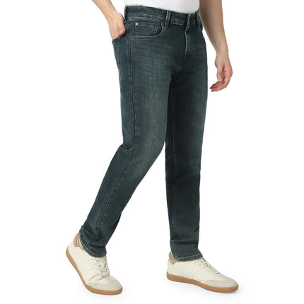 Spykar Men Blue Comfort Fit Mid-Rise Casual Jeans (Size: 32)-EMDRC2BD006-Vintage Blue 