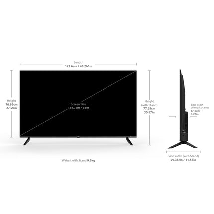 acer 139 cm (55 inches) I Pro Series 4K Ultra HD LED Smart Google TV AR55UDIGU2875AT (Black) 