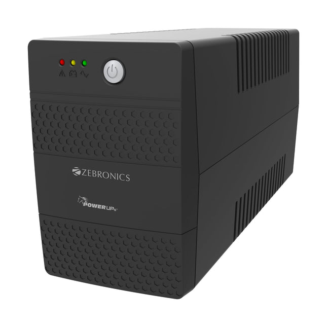 ZEBRONICS U735 600VA/360W Microcontroller Based UPS for Office Computers | Home PC with Auto Restart, Generator Compatible, Boost & Buck AVR, Built-in Protection, (Not for Routers) 