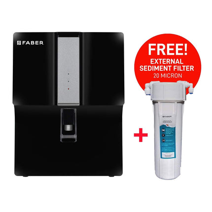 Faber FWP Galaxy PRO Reverse Osmosis Water Purifier 7L, black, ro+mat 