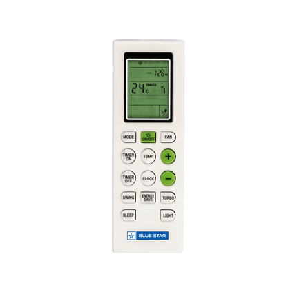 Blue Star 1 Ton 2 Star Fixed Speed Split AC (Copper, Anti Corrosive Gold Fins, Dry Mode, Eco Mode, Hidden Display, Self Diagnosis, Stabiliser Free Operation, Turbo Cool, FA212YNU,White) 