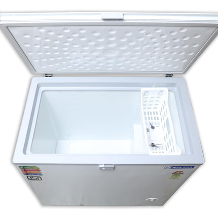Blue Star CF4-230NEYW Single Door Deep Freezer (215 Liter, White, 4-star) 
