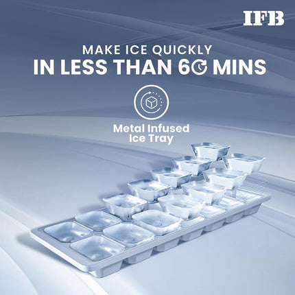 IFB Smart Choice 187L 4 Star Direct Cool Advanced Inverter Single Door Refrigerator (IFBDC-2134DBNED, Divine Bliss-Blue, Humidity Controller, Extraordinary Space with Base Drawer) 