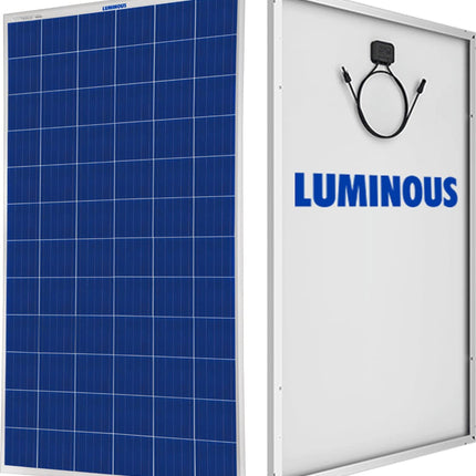 Luminous BIS Certified Polycrystalline 170 Watt Solar Panel for Home with PID Resistance Technology and Severe Weather Resilience (12 Volt) 